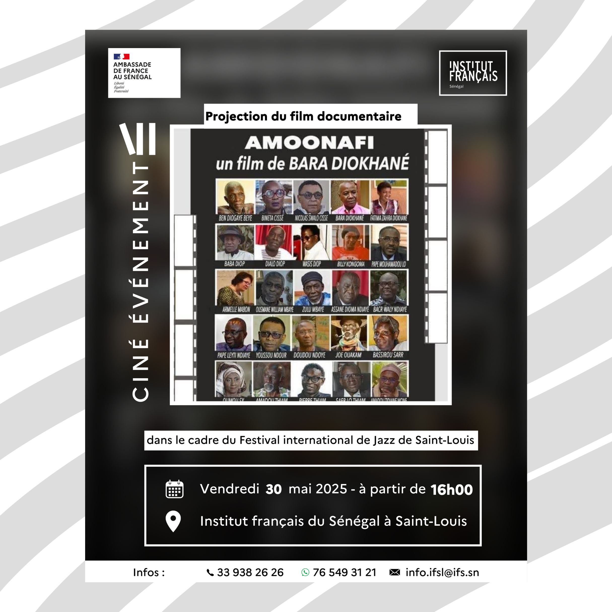 Projection du film documentaire Amoonafi de Bara Diokhané